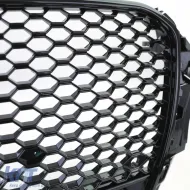 Sport grille honeycomb grille black gloss for Audi A3 8V 12-16-image-6261317