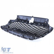 Sport grille honeycomb grille black gloss silver for Audi A3 8V 16-20 without ACC-image-6257555