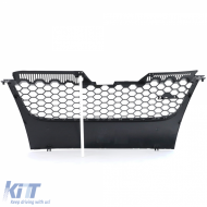 Sport grille with chrome strip + bumper mesh for VW Golf 5 GTI 03-09-image-6257779