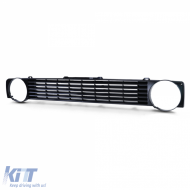 Sport grille without emblem black for VW Golf 1 + Cabrio + Caddy-image-6209710