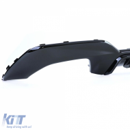 Sport Heckdiffusor glänzend + Endrohre 340 Look geeignet für BMW 3er G20 G21 320 330-image-6198842