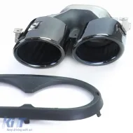 Sport Heckdiffusor mit schwarzen Endrohren, geeignet für Mercedes A Klasse V177 19-25-image-6259230