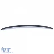 Sport Heckspoiler Lippe matt schwarz geeignet für Audi A6 C7 Limousine 11-18-image-6196964
