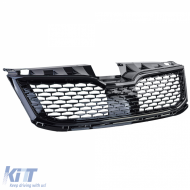 Sport honeycomb grille design suitable for Skoda Octavia 5E Facelift 17-20-image-6210784