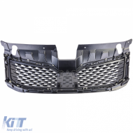 Sport honeycomb grille design suitable for Skoda Octavia 5E Facelift 17-20-image-6210788