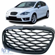 image-16-Sport honeycomb grille for Seat Leon 1P including Cupra facelift 2009-2012