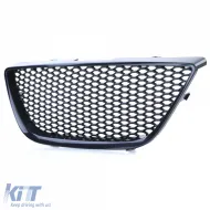 Sport honeycomb grille without emblem black for Seat Ibiza 6J 08-12-image-6250522