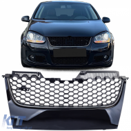 Sport honeycomb radiator grille without emblem with chrome trim for VW Golf 5 GTI 03-09 - ODGV6013765