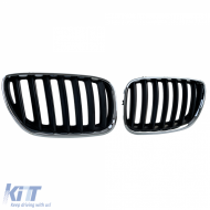 Sport hűtőrács első hűtőrács fekete króm BMW X5 E53 1999-2003-image-6210466