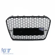Sport hűtőrács embléma nélkül fényes fekete Audi A5 B8 8T 11-17-image-6205157