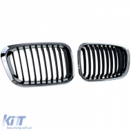 Sport hűtőrács fekete króm BMW 3-as E46 facelift előtti 1998-2001-image-6211137