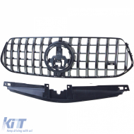 Sport hűtőrács fekete króm Mercedes GLE V167 Coupe C167 2023-tól AMG-vel-image-6211088