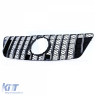 Sport hűtőrács fekete króm Mercedes M-osztály ML W164 2008-2011-image-6206500