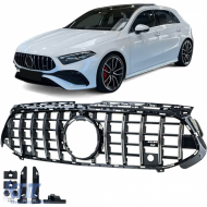 image-54-Sport hűtőrács fekete króm Mercedes A-osztály W177 V177 2022-től