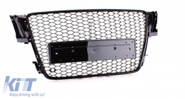 Sport hűtőrács fényes fekete Audi A5 8T 07-11-image-6197414