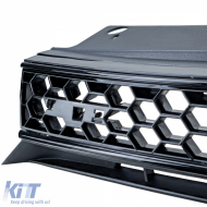 Sport hűtőrács fényes fekete embléma nélkül VW Golf 6 GTI + R modellekhez is-image-6278077