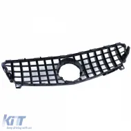 Sport hűtőrács fényes fekete króm Mercedes W176 Facelift 15-18-image-6195034