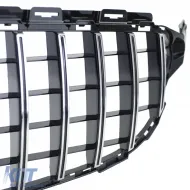 Sport hűtőrács fényes fekete króm Mercedes C-osztály W205 S205 18-21-image-6198342