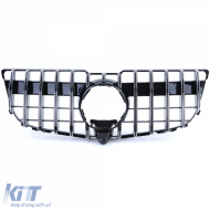 Sport hűtőrács fényes fekete króm Mercedes GLK X204 Facelift 2012-2015-image-6198579