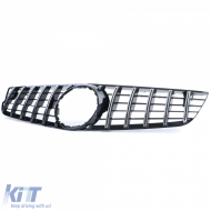 Sport hűtőrács fényes fekete króm Mercedes SL R230 facelift 08-12-image-6203079