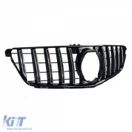 Sport hűtőrács fényes fekete króm Mercedes C-osztály W204 S204 C204-image-6203372