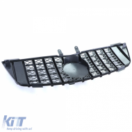Sport hűtőrács fényes fekete króm Mercedes M-osztály ML W164 05-08-image-6205249