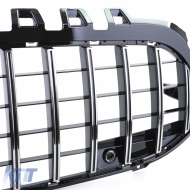 Sport hűtőrács fényes fekete króm Mercedes A-osztály W177 V177 18-24-image-6257483