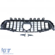 Sport hűtőrács fényes fekete króm Mercedes CLA C118 X118 2019--image-6257733