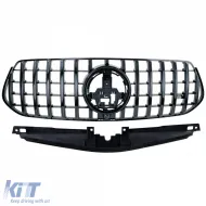 Sport hűtőrács fényes fekete Mercedes GLE V167 Coupe C167 2023-tól AMG-vel-image-6203616