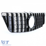 Sport hűtőrács fényes fekete Mercedes ML W164 Facelift 2008-2011-image-6192167