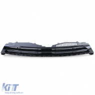 Sport hűtőrács fényes fekete VW Scirocco III, R modellekhez is, 09-14 facelift előtti-image-6192682