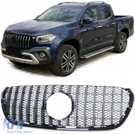 image-10-Sport hűtőrács króm-fekete Mercedes X-osztály W470 17-20