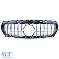 Sport hűtőrács króm-fényes fekete Mercedes CLA C117 facelift előtti 13-16-image-6203087