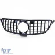 Sport Kühlergrill Frontgrill schwarz glänzend, geeignet für Mercedes GLE Coupe C292 ab 15-image-6195048