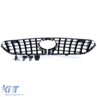 Sport Kühlergrill glänzend schwarz, geeignet für Mercedes GLC X253 Coupe C253 2015-2019-image-6192033