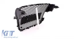 Sport Kühlergrill glänzend schwarz, geeignet für Audi A5 8T 07-11-image-6197408