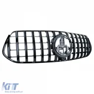 Sport Kühlergrill in Schwarz Hochglanz, geeignet für Mercedes GLE V167 Coupe C167 ab 2023 mit A Design-image-6203617