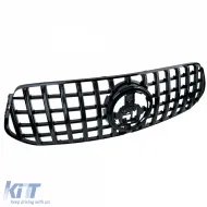 Sport Kühlergrill in Schwarz Hochglanz, geeignet für Mercedes GLE V167 Coupe C167 ab 2023 mit A Design-image-6203619