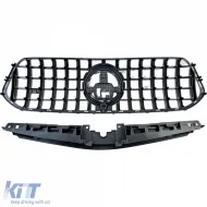 Sport Kühlergrill in Schwarz Hochglanz, geeignet für Mercedes GLE V167 Coupe C167 ab 2023 mit A Design-image-6203621