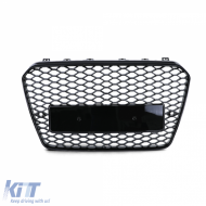 Sport Kühlergrill ohne Emblem, glänzend schwarz, geeignet für Audi A5 B8 8T 11-17-image-6205157
