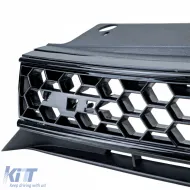 Sport Kühlergrill Schwarz Glanz ohne Emblem geeignet für VW Golf 6 auch GTI + R-image-6278077