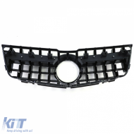 Sport Kühlergrill schwarz glänzend mit Chrom geeignet für Mercedes GLK X204 08-12 Pre-Facelift-image-6257257