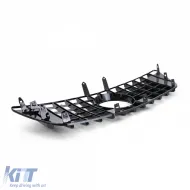 Sport Kühlergrill schwarz glänzend verchromt, geeignet für Mercedes M-Klasse ML W164 08-11-image-6199594