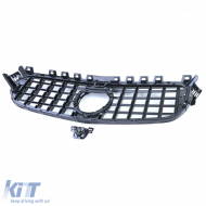 Sport Kühlergrill schwarz glänzend verchromt, geeignet für Mercedes B-Klasse W247 ab 18-image-6206496