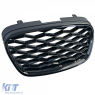 Sport méhsejt mintázatú hűtőrács Seat Leon 1P modellhez, beleértve Cupra facelift 2009-2012-image-6208609