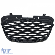 Sport méhsejt mintázatú hűtőrács Seat Leon 1P modellhez, beleértve Cupra facelift 2009-2012-image-6208611