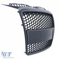 Sport méhsejtes hűtőrács embléma nélkül matt fekete Audi A3 8P 05-08-image-6197086