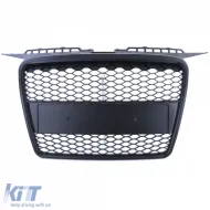 Sport méhsejtes hűtőrács embléma nélkül matt fekete Audi A3 8P 05-08-image-6197087