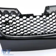 Sport méhsejtes hűtőrács embléma nélkül, króm díszléccel VW Golf 5 GTI 03-09-image-6200033