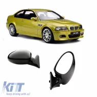 image-0-Sport Mirrors M3 Look suitable for E46 M5 E39 Manual 2 Pcs